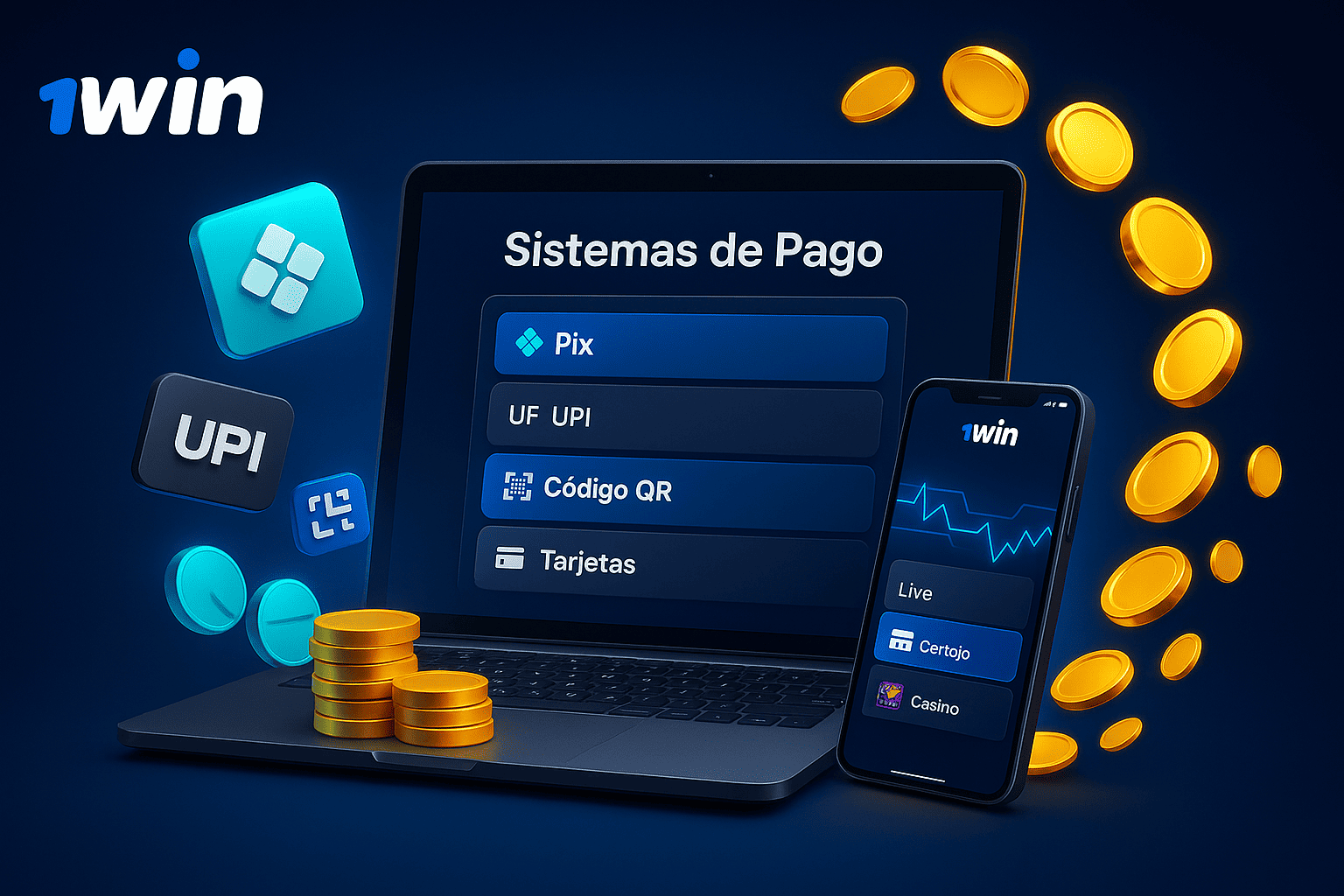 Métodos de Pago 1win Chile